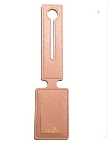 [Customized]Personalized PU Luggage Tag Custom Integrated Boarding Pass Listing Suitcase Anti-Lost Identification Label Bag Pendant - Multicolor - View 5