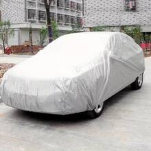 Universal Car Cover Waterproof Breathable UV Protection All-Weather Outdoor Auto Cover Scratch-Resistant Durable Car Cover For Sedan Hatchback And Medium Cars - Silver - View 1