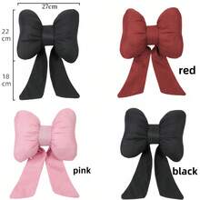 Customized Bow Decor/Party, Wedding Hanging Decor, Dorm Room Decor, Holiday Ornaments With Personalized Text/Logo, Car Bow Tie Headrest, Car Seat Lumbar Pillow & Headrest, Comfortable Car Neck Pillow, Combining Beauty And Practicality, Customize Your Car Headrest, Creative Car Neck Pillow, Suitable For Any Comfortable Seating Position, Customize To Make Your Car Unique. Suitable For All Seasons, For Boyfriends, Girlfriends, Him, Her As Gifts