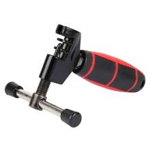 1pc Portable Stainless Steel Bicycle Chain Breaker Tool - Easy Dismantling Of Mountain Bike Chain, Outdoor Emergency Repair, Palm-Sized, Black Handle, Fast Long-Distance Ride Chain Separation, Ergonomic Handle Design, Bike Accessories