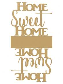 1 pièce Porte-serviettes élégant en lettres noires, distributeur de serviettes en fer vintage, décoration pour salle à manger, chambre à coucher et cuisine, support de tasse en forme de lettre, porte-serviettes de style européen, décoration d'intérieur