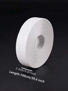 Waterproof Sealing Tape For Bathroom And Toilet, Self-Adhesive Sealing Strip For Bathtub And Walls, PVC Waterproof Sealing Tape For Sink, Protecting Bathroom, Toilet, Bathtub, Floor And Wall Edges, White Back To School