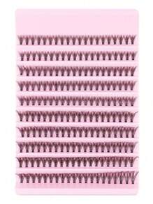 200 Stück Cluster Wimpern 30D DIY Wimpernverlängerung, 0,07 mm Dicke, D-Krümmung, flauschiger & extra dicker Stil, gemischte Längen 8-14 mm, wiederverwendbar, einfache Anwendung für Anfänger für Hochzeit, Ostern, Musikfestivals, Muttertag Weihnachten als Geschenkwimperncluster, Wimperncluster, Einzelwimpern, Wimpern, Falsche Wimpern