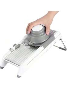 Stainless Steel Vegetable Mandoline, AdjuStable Integrated Blade, Kitchen Vegetable Cutter, Chopper And Grater, Professional Mandoline, Potato Cutter - 1 Sentence - View 6