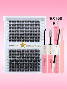 RITALASH 280 CHIẾC/168 CHIẾC Lông mi cong D 21 kiểu tự làm Bộ mi giả dài nhiều độ dài Bộ mi giả mềm mại và thoải mái kèm nhíp gắn mi tại nhà cho cuộc sống hàng ngày, hẹn hò và tiệc tùng - màu đen - Xem 19