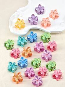 10 piezas de clips de pelo con decoración de flores de narciso de colores mixtos, adorables accesorios de estilo Y2K para clips de pelo, trenzas y decoración/accesorios para fiestas y festivales de música de verano