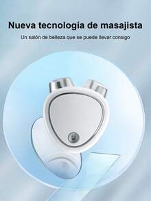 1 Masajeador Facial Recargable, Mini Rodillo de Masaje Microcorriente para Lifting Facial, Reducción de Arrugas, Adelgazamiento, Limpieza, Rejuvenecimiento y Reafirmación, Aparato de Belleza para Cara y Cuello, Masajeador Facial con 3 Niveles de Intensidad, Fácil de Llevar, Ideal para Viajar y Usar en Casa, Rosa - Blanco - Ver 6