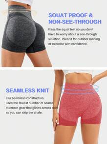 4pcs Seamless High Waist Shaping Shorts, Butt Lifting Close Fitted Fitness Biker Shorts,Soft And Comfort, Women's Underwear & Shapewear