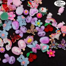 250pc 3D Nail Charms Set - Diverse Shapes &Amp; Colors For Acrylic Nails &Amp; DIY Crafts (#10) - #3 - View 6