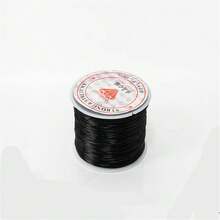 40m 0.8mm Elastic Cord For DIY Beading, Stretchy String For Bracelets, Crystal Threads - White - View 12