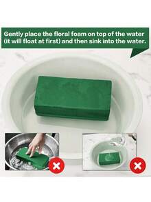 20pcs/10pcs/5pcs/4pcs/2pcs 6.5 Inch/4 Inch*4.7 Inch/4 Inch*3.1 Inch/4 Inch Round Floral Foam, Green Dry & Wet Floral Foam Blocks, Suitable For Weddings, Artificial Walkways, Party Decorations, Fresh Flower Arrangements, Room Decor - Multicolor - View 11