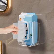 [Popular Choice] Bathroom Non Perforated Wall Mounted Wet Tissue Storage Box With Large Opening And Strong Load-Bearing Capacity