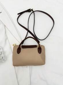 Nova Moda Bolsa Quadrada Pequena de Nylon para Mulheres, Sacola, Bolsa de Ombro Transversal