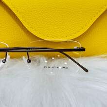 Balgrif Rimless Screw-On Glasses, Aluminum Frame, Men's And Women's, Most Resistant New Release, 2056 - cây marrom - Xem 3