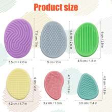 6pcs Fidget Toys Sensory Stone: 6 Packs Textured Soft Worry Stone For Autism Calming - Fidget Stress Toys Anxiety Relief - Small Prizes Fidget Toys