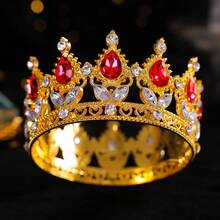 1 chiếc vương miện hoàng gia sang trọng dành cho Nữ hoàng/Vua, phụ kiện tóc công chúa cho đám cưới, tiệc tùng, ngày Valentine. - Nhiều màu - Xem 15