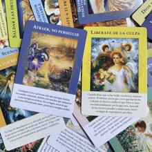 Angels Of Abundance Oracle Cards - 44-Card Deck, Spanish Version - Pink - View 3