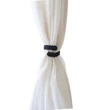 2pcs/4pcs  Vintage Style  Jute Rope Linen Woven Curtain Ties - Rustic Curtain Fixing Strap For Living Room Window Decoration, Curtain Tie Backs Decoration Object, Boho Macrame Decorative,Home Tabel Fall Decor, Handicraft Ornament