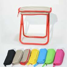 1 Pc Portable Stool Handbag Type Foldable Small Stool Creative Pocket Storable Fishing Stool Out Picnic Carry On Camping Chair Folding Stool ﻿