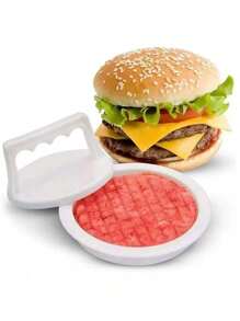 1 Stück Burgerpresse, Patty Presse, Cheeseburger Presse, kreative Burgerpresse, antihaftbeschichtete Hamburger Presse, Patty-Former-Form für Fleisch, Käse, Gemüse, Burgerstanzformmaschine für Outdoor-Picknick-Grill, Barbecue, Küchenhelfer, Küchenutensilien, BBQ-Zubehör, Küche, Lebensmittel, Kochen, Camping, Fleisch, Geflügel, Raumdekoration, Organizer, Party