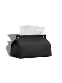 1/2 Pcs Leather Tissue Pouch Car Tissue Holder - Beige - View 9