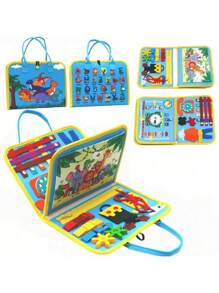 1PC Busy Board Toddler Travel Toys Quiet Book Sensory Toys For Toddlers 3-6, Montessori Toys For Toddler Activities Board, Educational Toys For 3-6 Year Old Girls Boys Gift, Princess[ Possess Children's Certificate ]School, Student, Stationery, School Supplies Prince On Board, Girl Toys Toddler, Toddler Sensory Toys, Busy Board, Busy Book, Montessori Toys, Busy Board, Busy Book, Montessori Toys,Busy Board,Busy Book,Montessori Toys,Busy Book,Busy Board,Montessori Toys