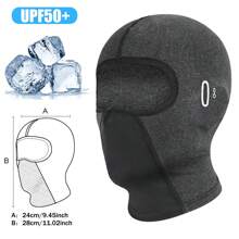 AD 1 pieza Pasamontañas para ciclismo unisex, máscara facial transpirable de seda de hielo para motocicleta, protección para el cuello para deportes