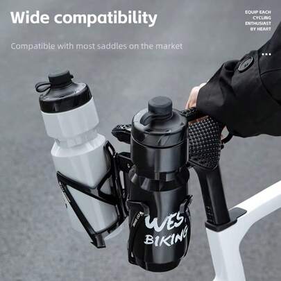 حامل دراجة هوائية ثنائي الكأس من ويست بايكنغ ، تمديد مقعد لزجاجات المياه ، أكسسوارات ومكونات الدراجة الجبلية والطريق