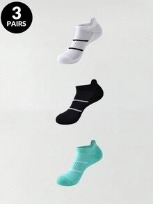 1/3/5/7双女士运动短袜纯色抗菌除臭高弹力透气船袜夏季跑步瑜伽健身轻便船袜短袜