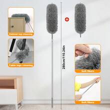 Extendable Duster, Super Microfiber Extendable Duster With Flexible Brush Head - Reusable, Washable Dusting Tool, Duster Brush, Bendable Duster Brush, Reusable, Washable Ceiling Fan Duster, No Battery Needed, Suitable For High Ceilings, Furniture, Cars, Cleaning Supplies, Living Room, Bedroom, Kitchen, Car Cleaning, Cleaning Tools - Multicolor - View 15