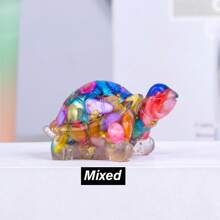 1 pièce Statue de tortue en cristal naturel, pierre de Reiki, figurine de tortue, amulette, sculpture Feng Shui pour la décoration de la maison et du bureau