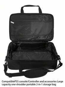 Étui de transport pour Playstation5, sac de voyage compatible avec console Play Station 5 Edition Disque/Numérique, sac à bandoulière de protection pour console Playstation5, manettes, jeux