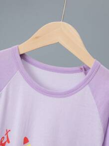 3 piezas Camisones de algodón para niñas, vestidos de pijama con estampado de dibujos animados lindos, pijamas livianos de ropa de casa para verano