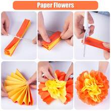 30/35/60/75/100/120/200/400 张薄纸用于礼品袋，彩色薄纸用于礼品袋，12 种颜色混合，包装薄纸，彩虹薄纸用于礼品袋婚礼生日艺术工艺派对装饰 - 彩色 - 查看 4