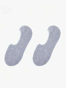 6 Pairs Men's Low Vamp Invisible Socks, Thin Low-Cut Ankle Socks For Summer
