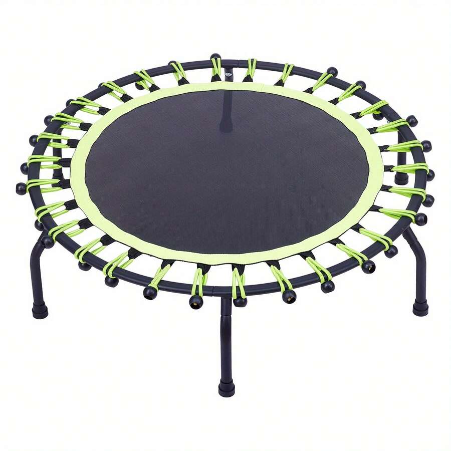150 KG Rebounder Mini Trampoline For Adults, 101.6 Cm Indoor Small Rebounder Exercise Trampoline For Workout Fitness For Quiet And Safely Cushioned Bounce Adults - Green - View 1