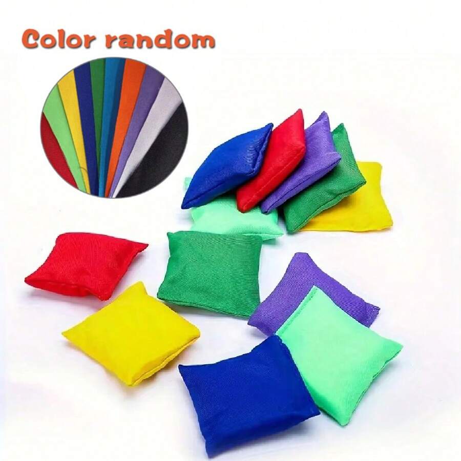 5pcs/9pcs/13pcs Cornhole Bean Bags, 1.97inch Beanbags, Toss Game, Square Beanbag, Throw Bags, Throw Beach Bags, Lawn Games, Outdoor Games And Activities