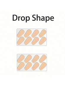 每包8件/16件/32件眼镜鼻托，柔软泡沫鼻托，自粘防滑眼镜鼻托，EVA泡沫眼镜鼻托，高鼻托柔软无痕，防滑板材质眼镜鼻贴（1.5毫米厚）