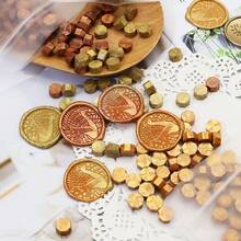 100pcs/Pack Metal Wax Seal Beads, Octagonal, For Envelope Seals, Wedding Invitations, Gift Packaging - Multicolor - View 7