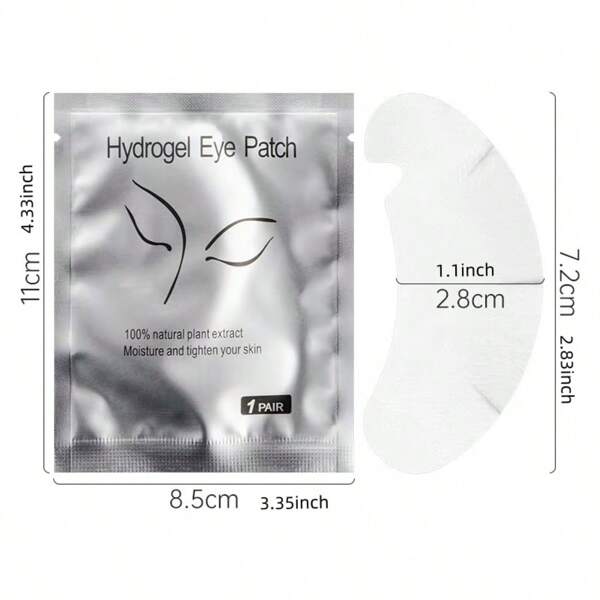 50Pairs Grafting Eyelash Extension Patch,Eyelash Pad Gel Patch Grafting,Eyelash Extension Pads,Eyelash Extensions Under Eye Stickers,Lint-Free Eye Pads,Lash Extension Tools,For Eyelash Extensions,Eyelash Extension Protection Isolation