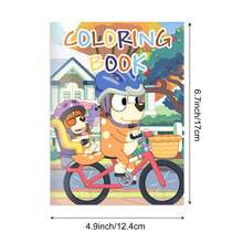 Bluey Creative Coloring Fun - Enjoy Fun Parent-Child Art Activities With Bluey And Bingo, Made Of High-Quality Thick Paper With Vibrant Colors, An Ideal Choice To Enhance Parent-Child Relationships, Cultivate Creativity, And Relax. - Multicolor - View 11