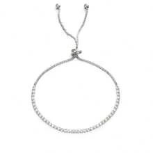1 Stück modischer, minimalistischer, erweiterbarer Zirkonia-Stein Armband, elegantes, nischenartiges Design, geeignet für Lässig-Wear, Partys, Geschenke
