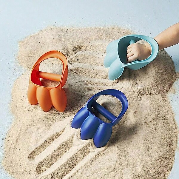1pc Beach Sand Toy, Handmade Excavator For Garden Sandbox, Kid's Beach Sand Shovel Claw, Snow Outdoor Fun And Youth Entertainment (Random Color)