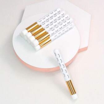 10 pièces Brosses de shampooing pour cils, outil de retrait des points noirs, brosse de nettoyage en profondeur des pores du nez, brosses de nettoyage du visage, brosses de lavage pour extensions de cils, brosses mignonnes de nettoyage des cils