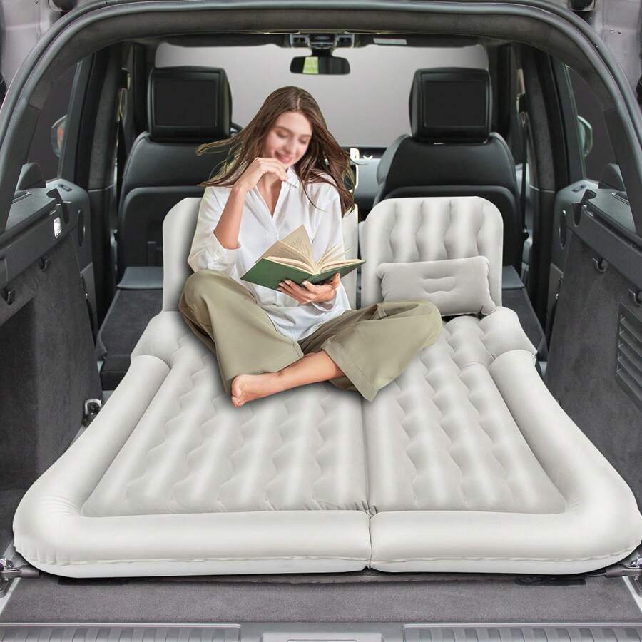 Foldable Inflatable SUV Mattress + Inflatable Pump