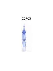20/10/5/1 Stück Original Mikronadelkartuschen für elektrischen Mikronadelroller, Einweg-Ersatzteile für Mikronadelroller, Ersatzkartuschen für Derma Pen Nadeln (Bajonettschlitz)