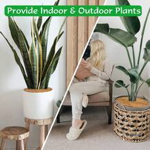 2pcs Coco Coir Mulch Ring Tree Protector Mats, Natural Coir Control Plant Covers With Pre-Cut Slit For Garden Landscaping