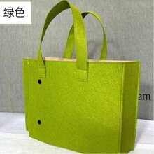 Green Polyester Felt Storage Bag For Women Luxury Handbags, Foldable Backpacks, Travel Briefcases, Laptop Bags, Holiday Birthday Gifts, Creative Gifts, Daily Office Use Back To School