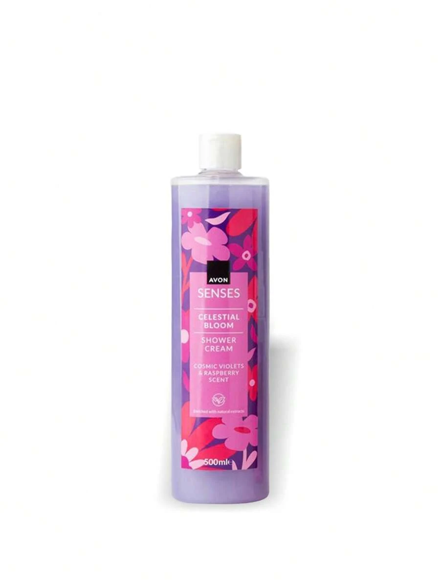 KEM TẮM AVON SENSES CELESTIAL BLOOM MÙI HƯƠNG HOA VIOLETS&MÂM XÔI 500 ML - Giác quan - Xem 1