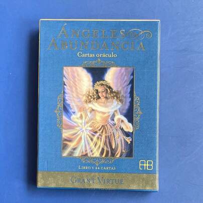 Cartas del Oráculo de los Ángeles de la Abundancia - Baraja de 44 cartas, versión en español